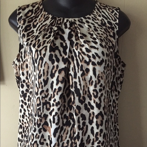 Karl Lagerfeld leopard top size s NWOT - Picture 1 of 6